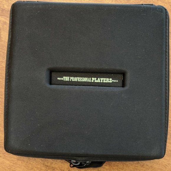 Pro Players Poker Set - 100 Chips - 5 dice - 2 card decks - Carrying Case * New - Picture 3 of 4